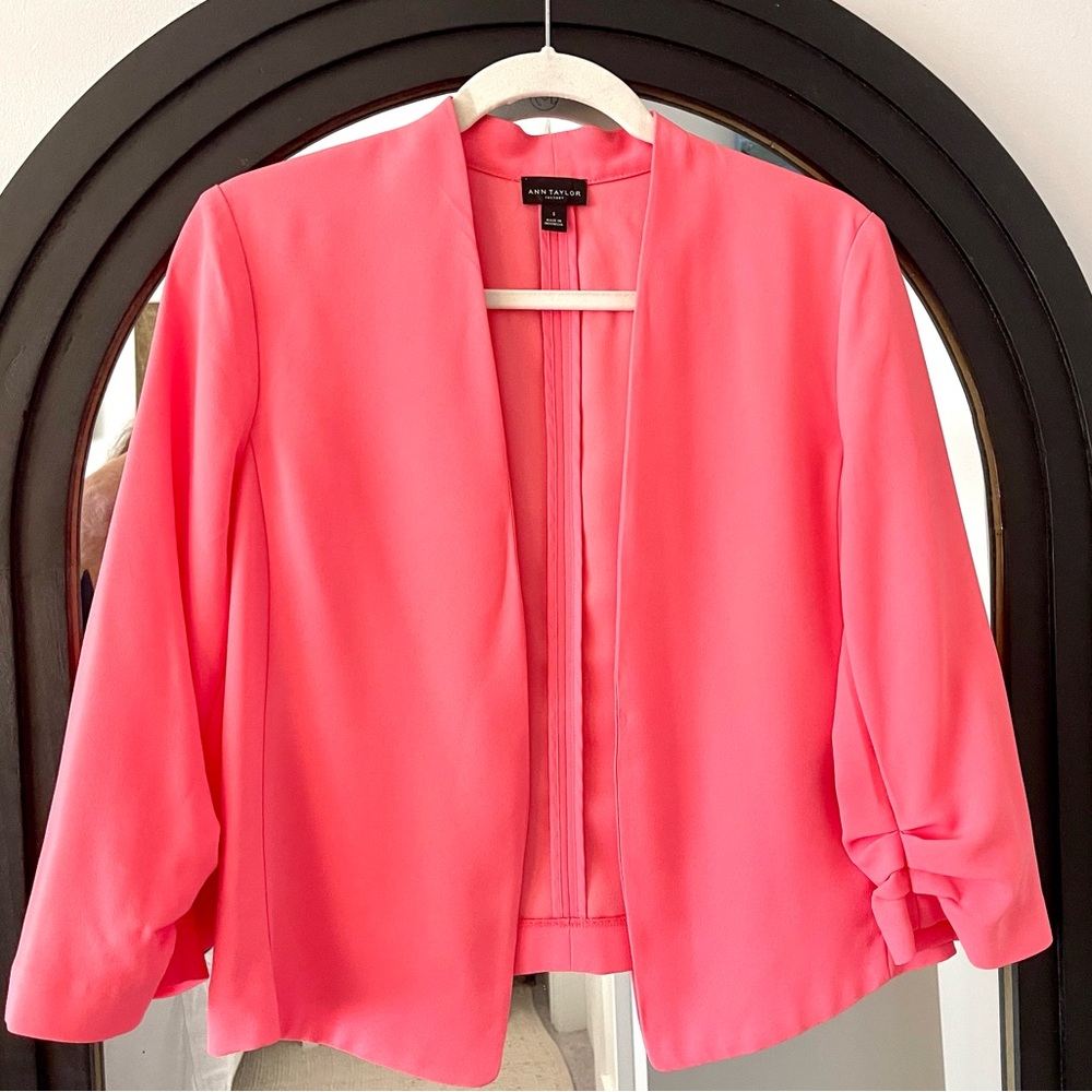 Ann Taylor coral Jacket